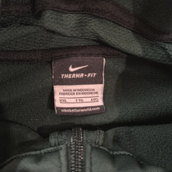 NIKE Full Zip up Michigan State Spartans therma fit hoodie - Picture 4 of 5